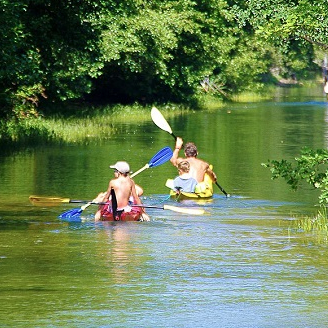 La nature fait son spectacle : balade en canoë en Gironde