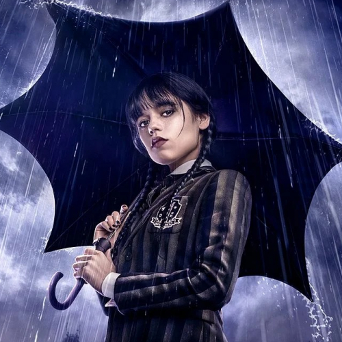 Mercredi : affiche de la série Netflix