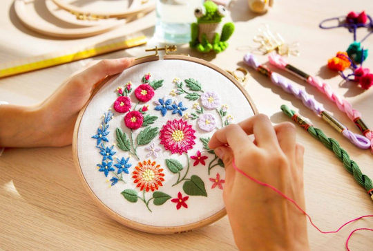 Broderie DMC pour enfant