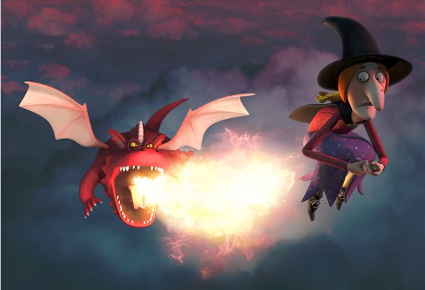 La sorcière dans les airs