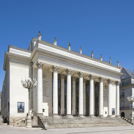 Théâtre Graslin à Nantes : la façade