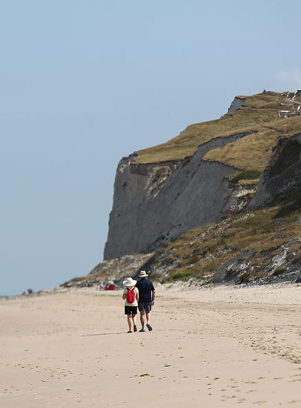 Plage de Wissant : paysage en bord de mer