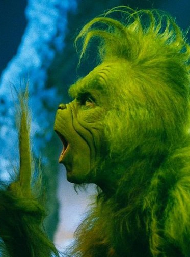 Le Grinch : Jim Carrey avec la fillette
