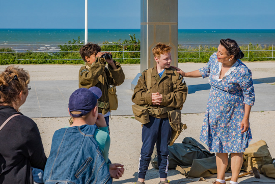 Plages du Débarquement : Activité ludique pour les enfants