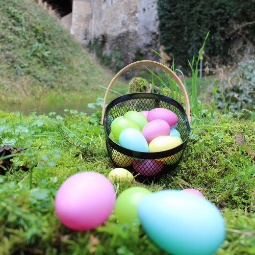 Chasse aux oeufs aux Grottes de la Balme - entrée