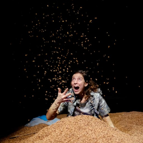 Loo - Ponten Pie (Epsagne) : paillettes de sable