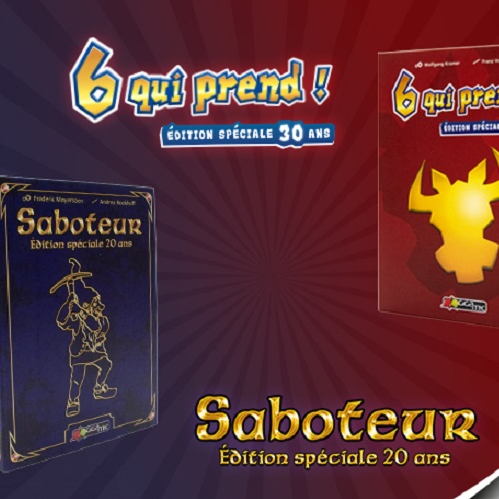 Concours jeu "6 qui prend !" et "Saboteur" en édition limitée