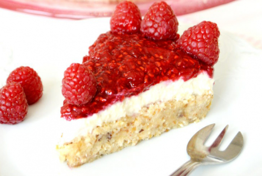 Cheesecake vegan à la framboise