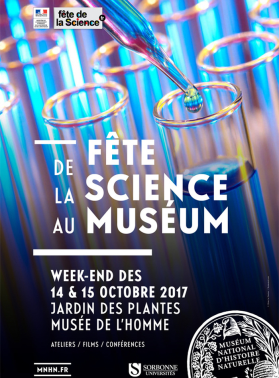 Fête de la Science au Muséum - Affiche 2017