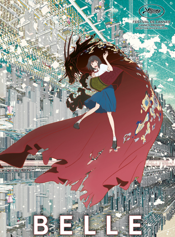 Belle : affiche film Mamoru Hosoda