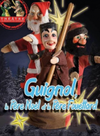 Guignol, le Père Noël et le Père Fouettard