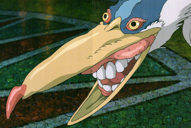 Le Garçon et le Héron : héron