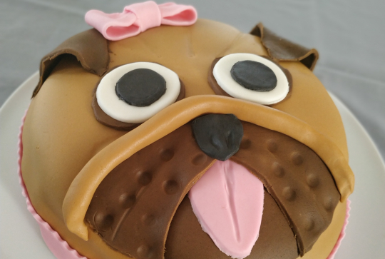 Gâteau bouledogue