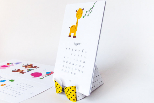 Calendrier animalier pour les petits 2018