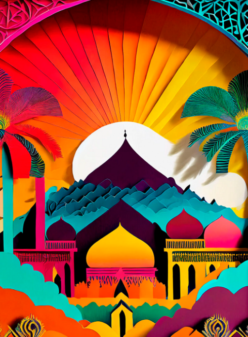 Yallah ! : Affiche du week-end en famille à l'Institut de monde arabe de Tourcoing