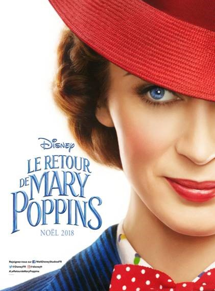 Le retour de Mary Poppins - affiche teaser