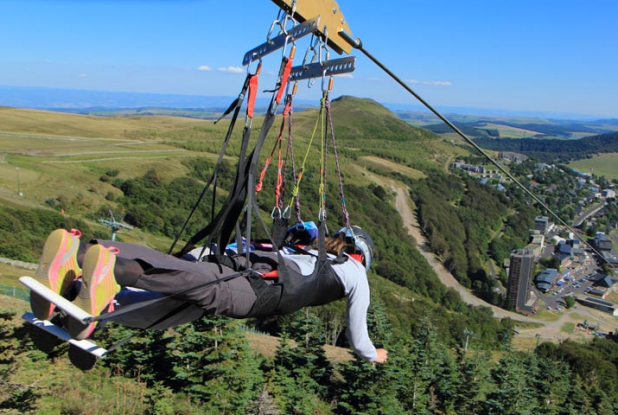 Tyrolienne Fantasticable à la belle saison