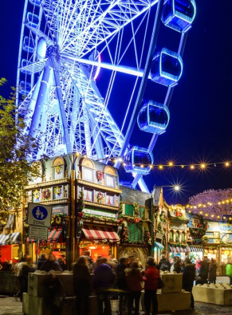 Grande roue de Noël 2022 à Colmar