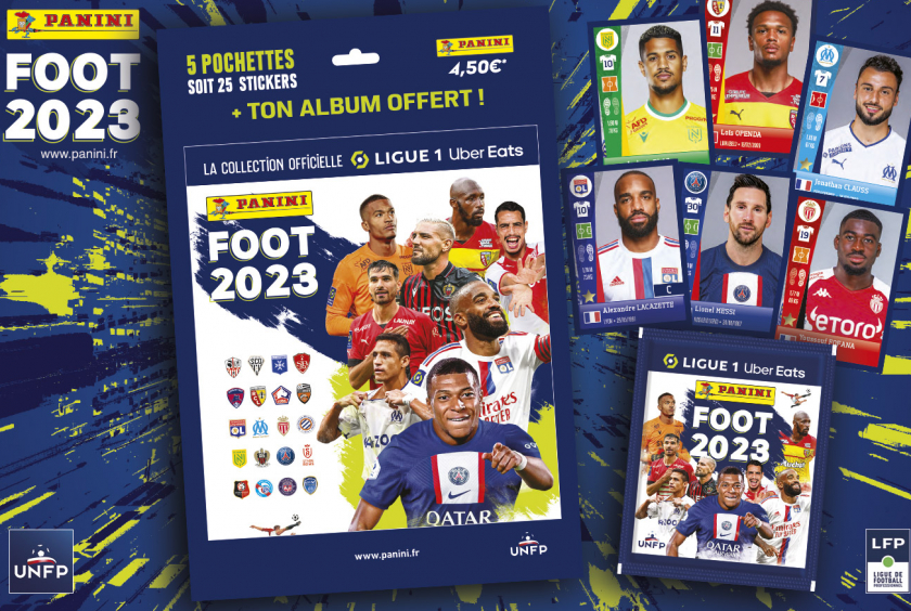 Gagnez des stickers Panini "FOOT 2023" de la ligue 1 Uber Eats du