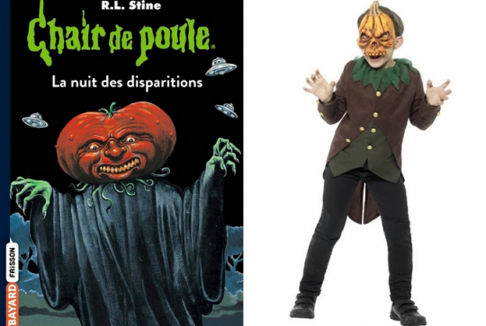 Déguisement enfant homme citrouille