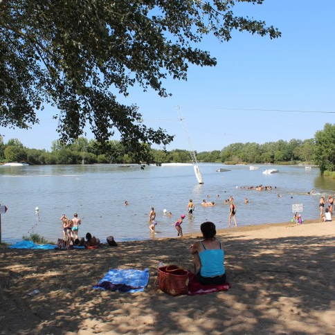 Base de loisirs de Saint-Viaud : espace baignade