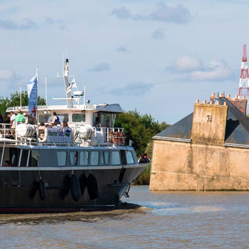 Croisière Estuaire Nantes Saint-Nazaire : Bateau qui navigue sur l'eau