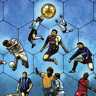 Expo Football - A la limite du hors jeu "Avé la main (Fondation Raffy)"