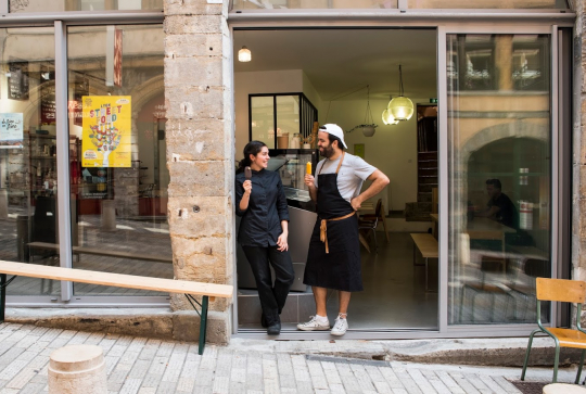 Único Artisan Glacier, montée de la Grande Côte