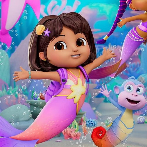 Dora au royaume magique des sirènes : affiche