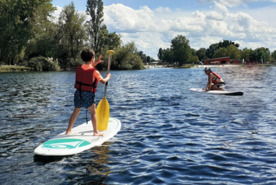 Bègles Plage : sport nautique