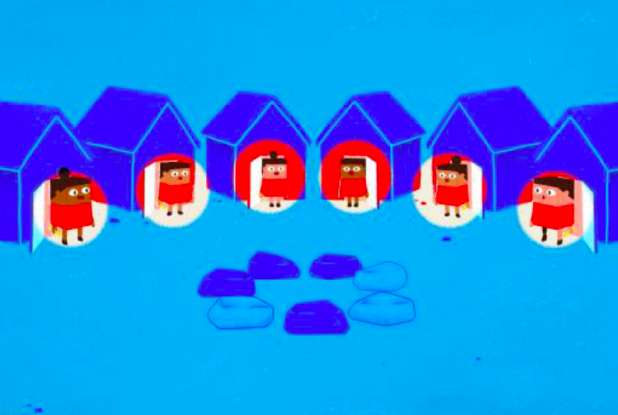 Vive le vent d'hiver ! : Luce et le rocher