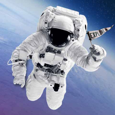 Expo Up to Space : affiche