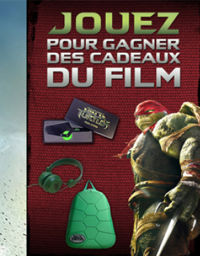 Gagnez des cadeaux du film "Ninja Turtles"