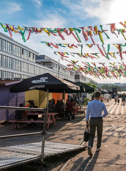 La Cité des Halles l'été