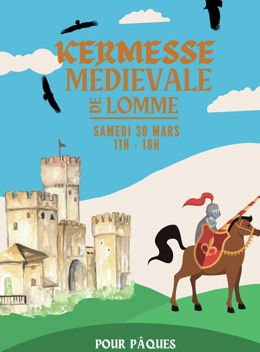 Affiche de la Kermesse médiévale de Lomme