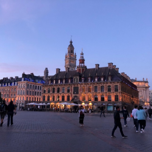 Grand'Place de Lille, de nuit