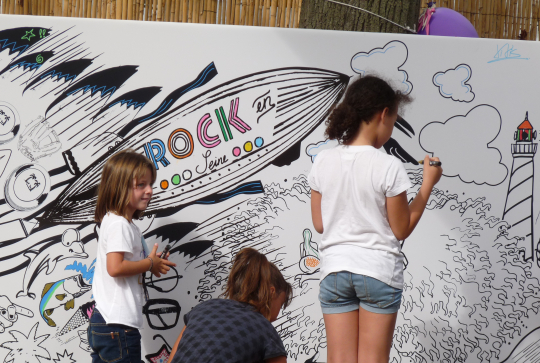 Mini Rock en Seine : Dessin