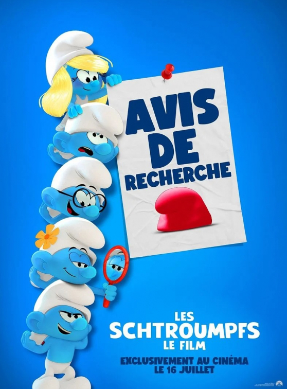 Les Schtroumpfs - Le film : affiche