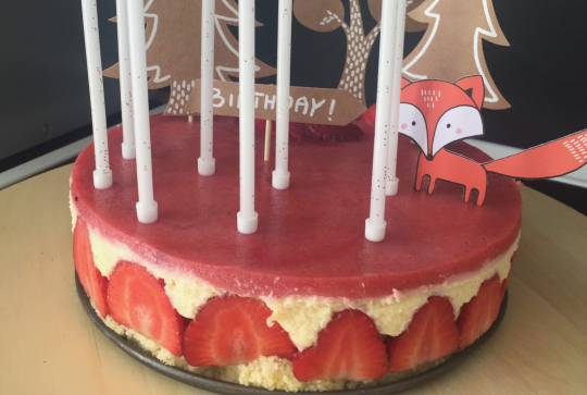 Fraisier en forme de forêt