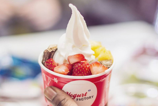 Yogurt Factory - Nantes : pot de yaourt glacé