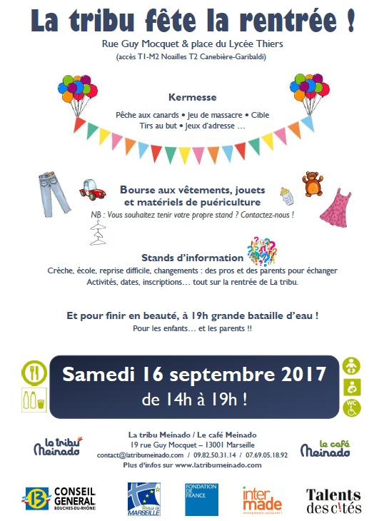 Affiche La tribu fête la rentrée