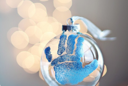 Boule de Noël pour tout-petits