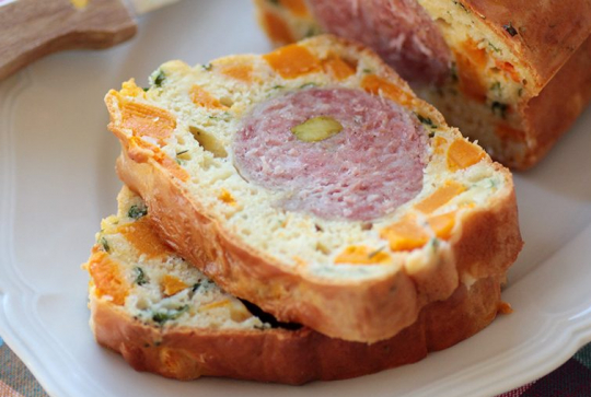 Saucisson brioché au butternut