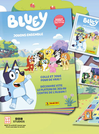 Gagnez des stickers et un album PANINI "Bluey"