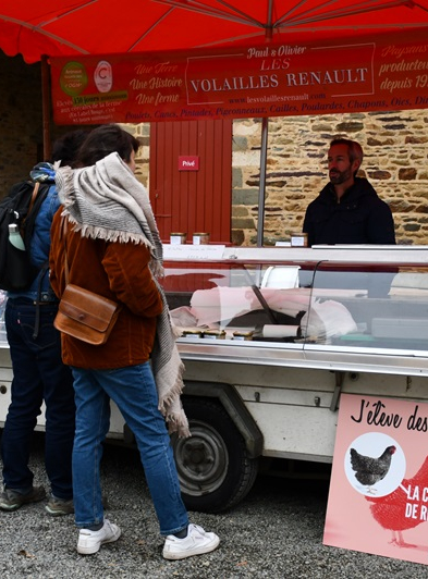Marché des producteurs à l'Écomusée de la Bintinais