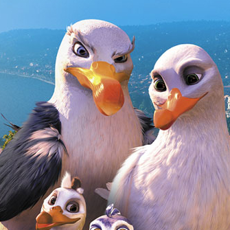 Manou à l'école des goélands - Affiche