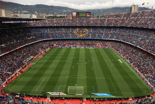 Camp Nou à Barcelone
