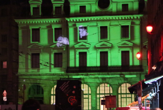 Fête des Lumières 2012 - gare saint paul