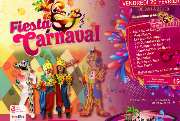 Affiche Fiesta Carnaval