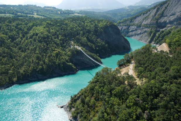 Lac de Monteynard - Passerelle